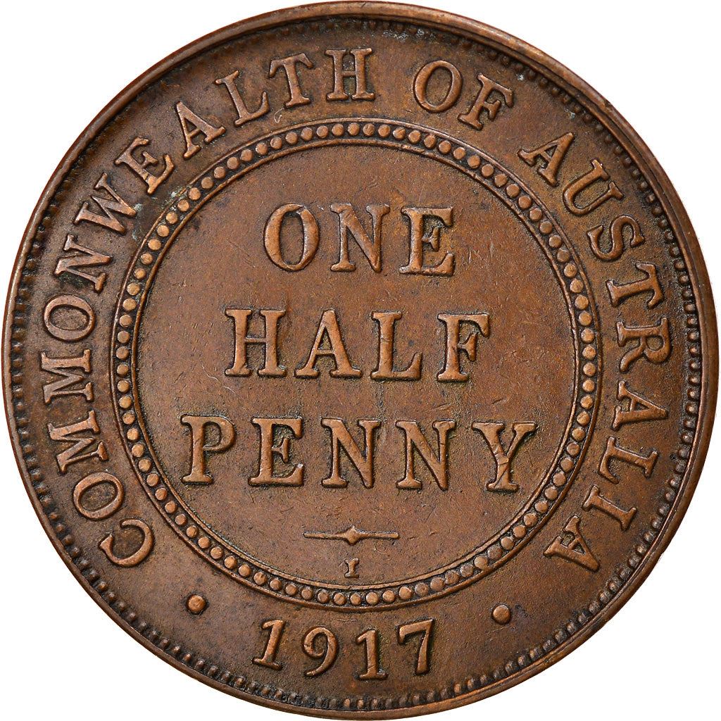 Australia Coin | ½ Penny | George V | KM22 | 1911 - 1936