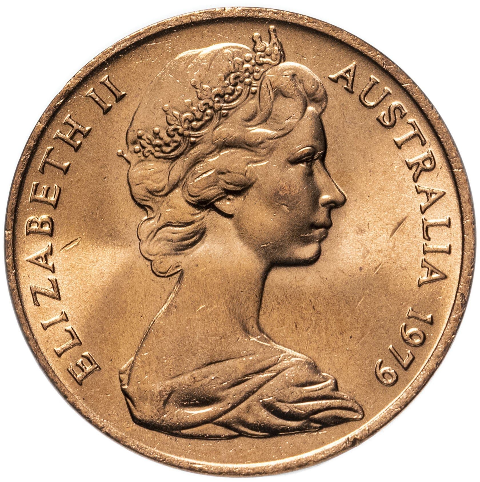 Australia Coin | 2 Cents | Elizabeth II | Frilled Neck Lizard | KM63 | 1966 - 1984