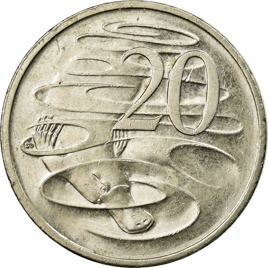 Australia Coin | 20 Cents | Elizabeth II | Platypus | KM403 | 1999 - 2019