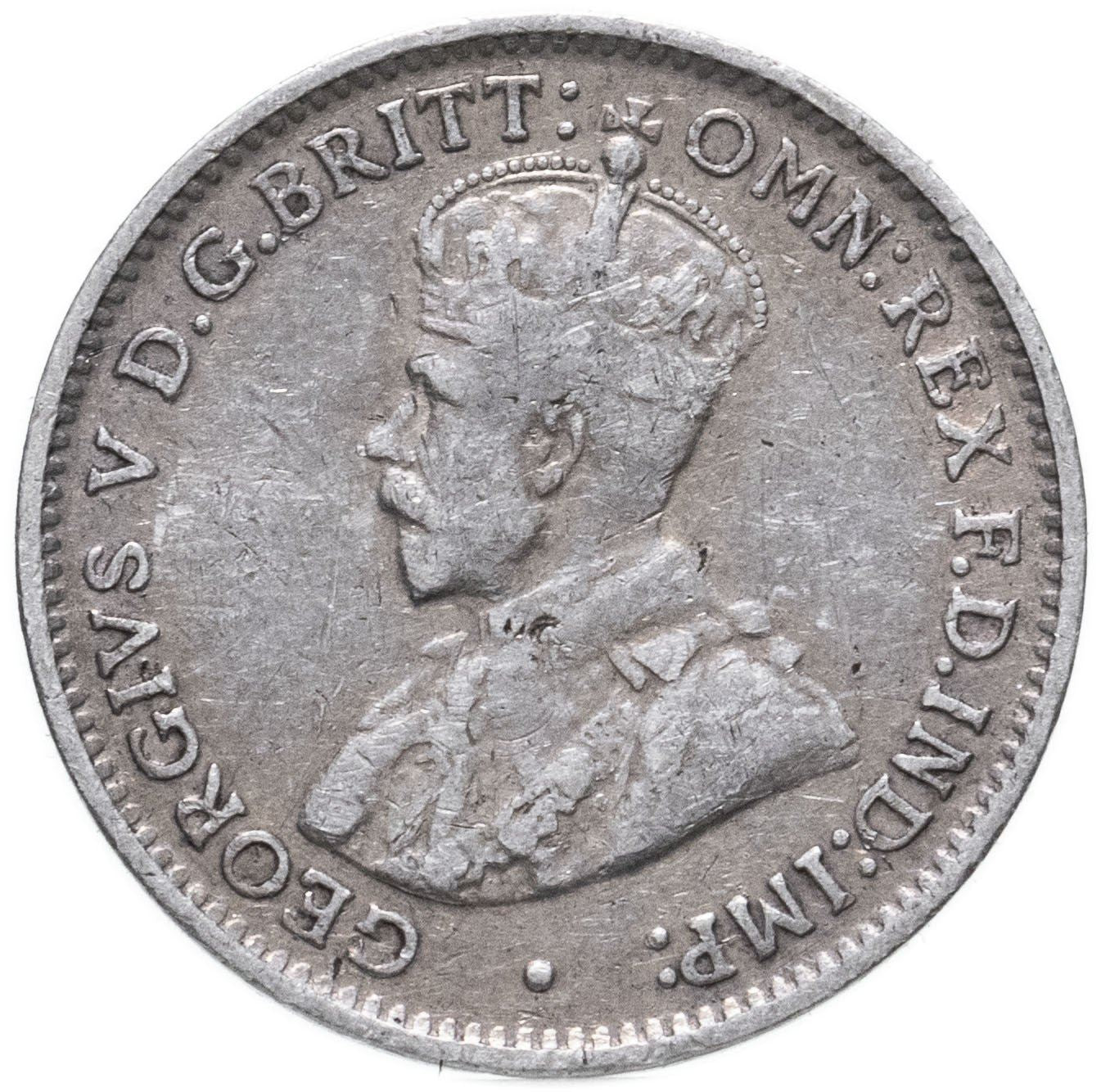 Australia Coin | 3 Pence | George V | Kangaroo | KM24 | 1911 - 1936