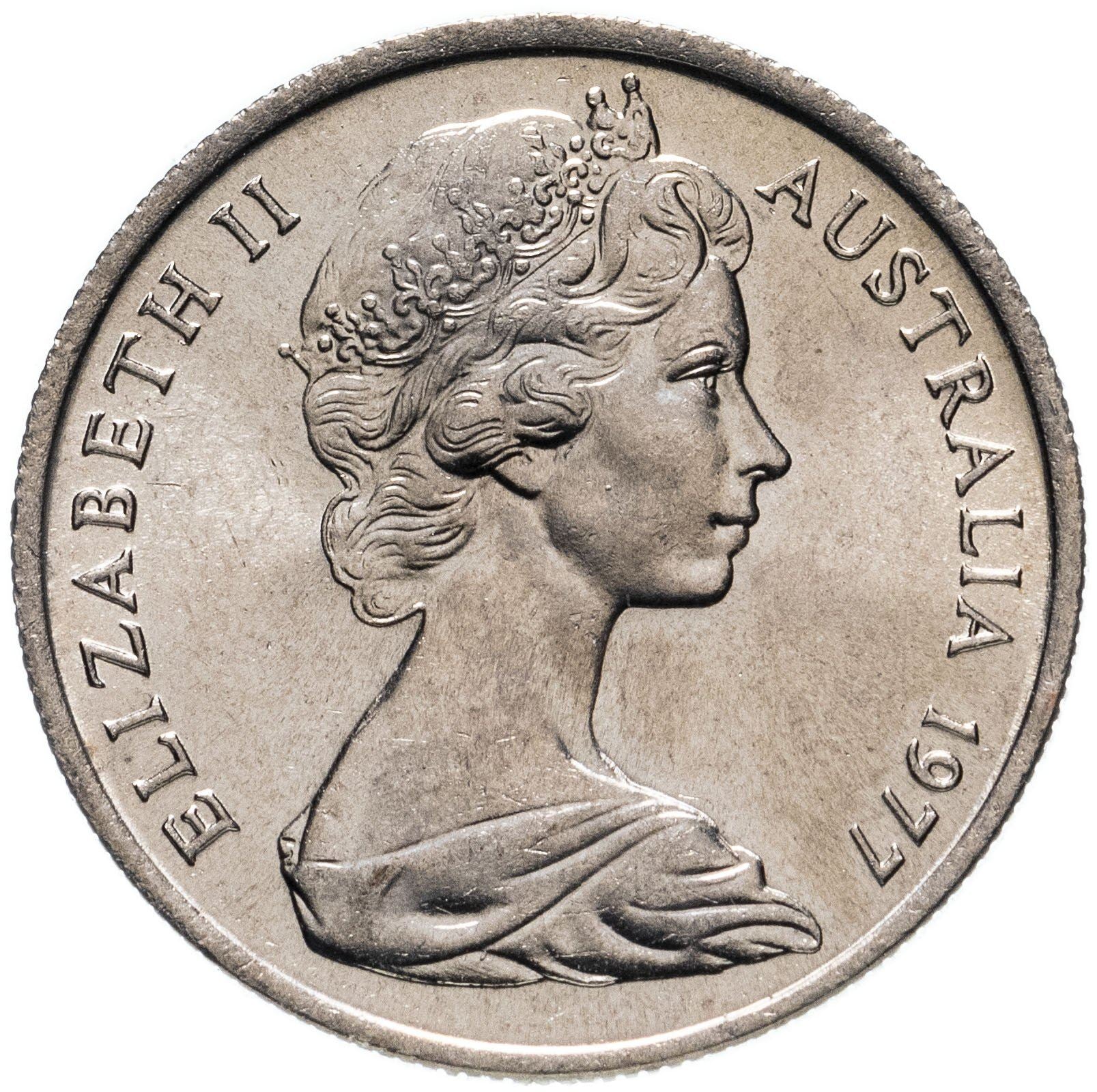 Australia Coin | 5 Cents | Elizabeth II | Short Beaked Echidna | KM64 | 1966 - 1984