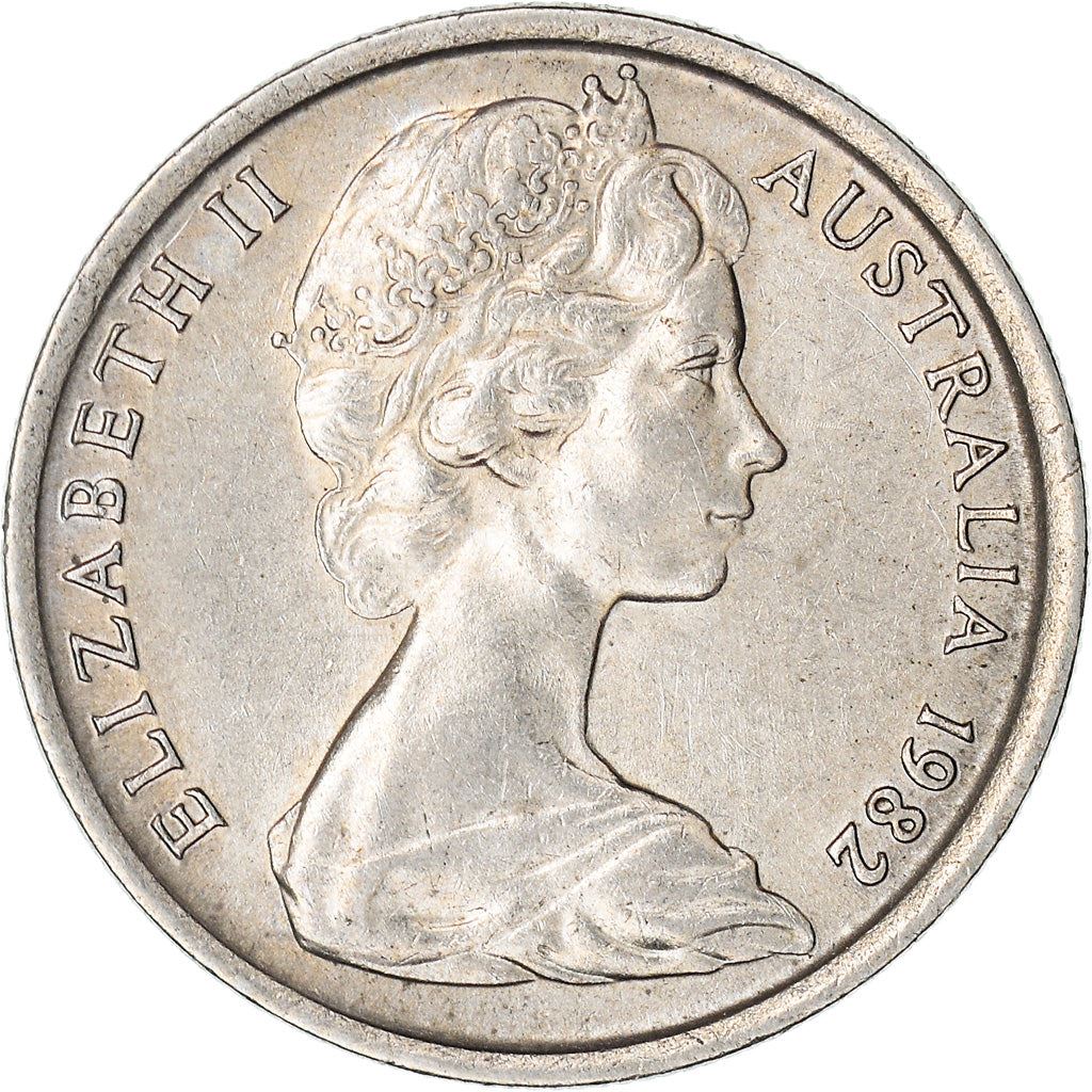 Australia Coin | 5 Cents | Elizabeth II | Short Beaked Echidna | KM64 | 1966 - 1984