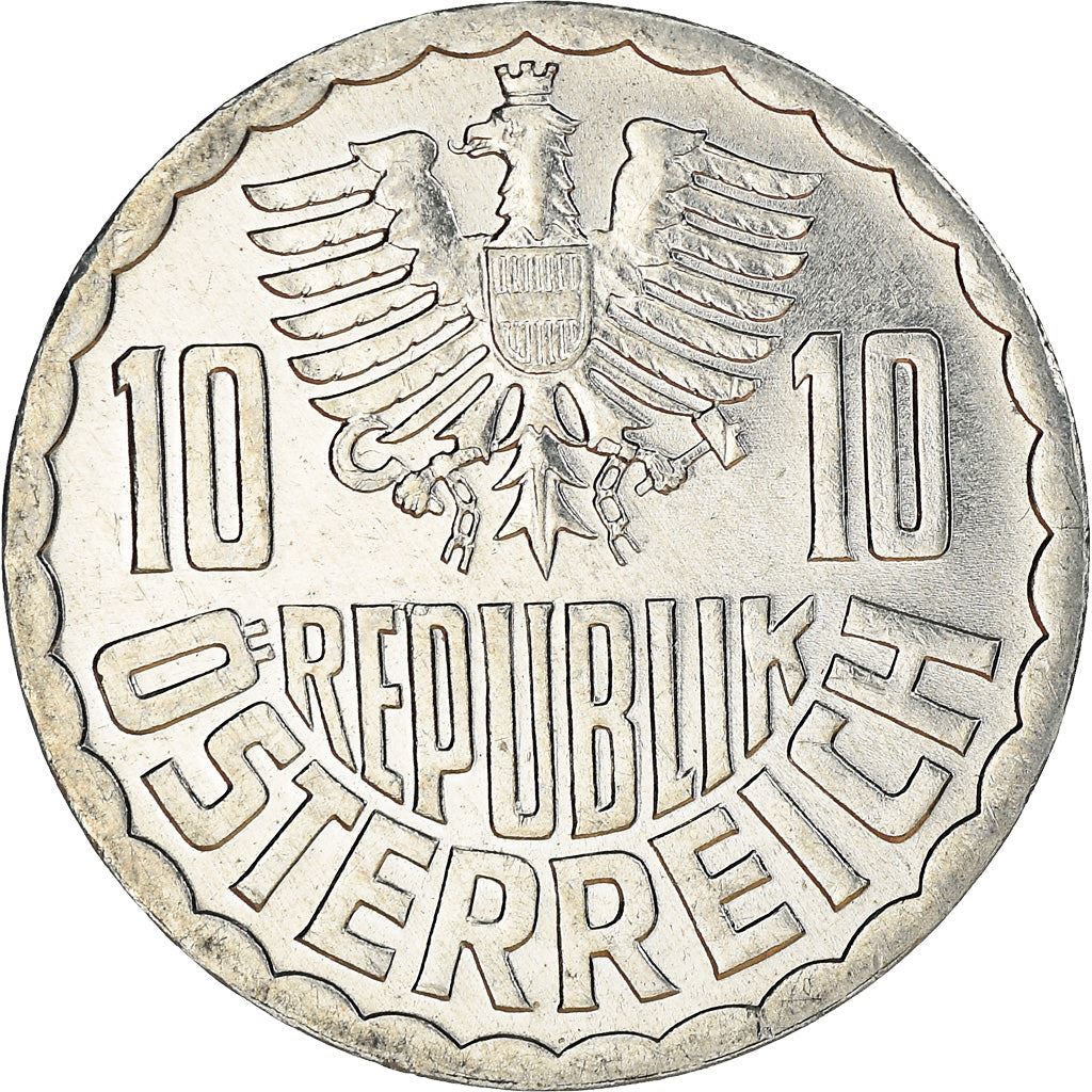 Austria 10 Groschen Coin | KM2878 | 1951 - 2001