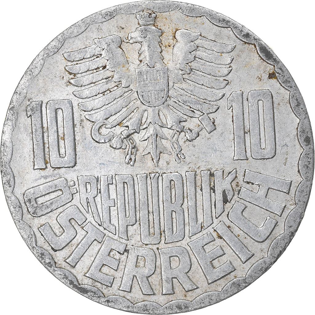 Austria 10 Groschen Coin | KM2878 | 1951 - 2001