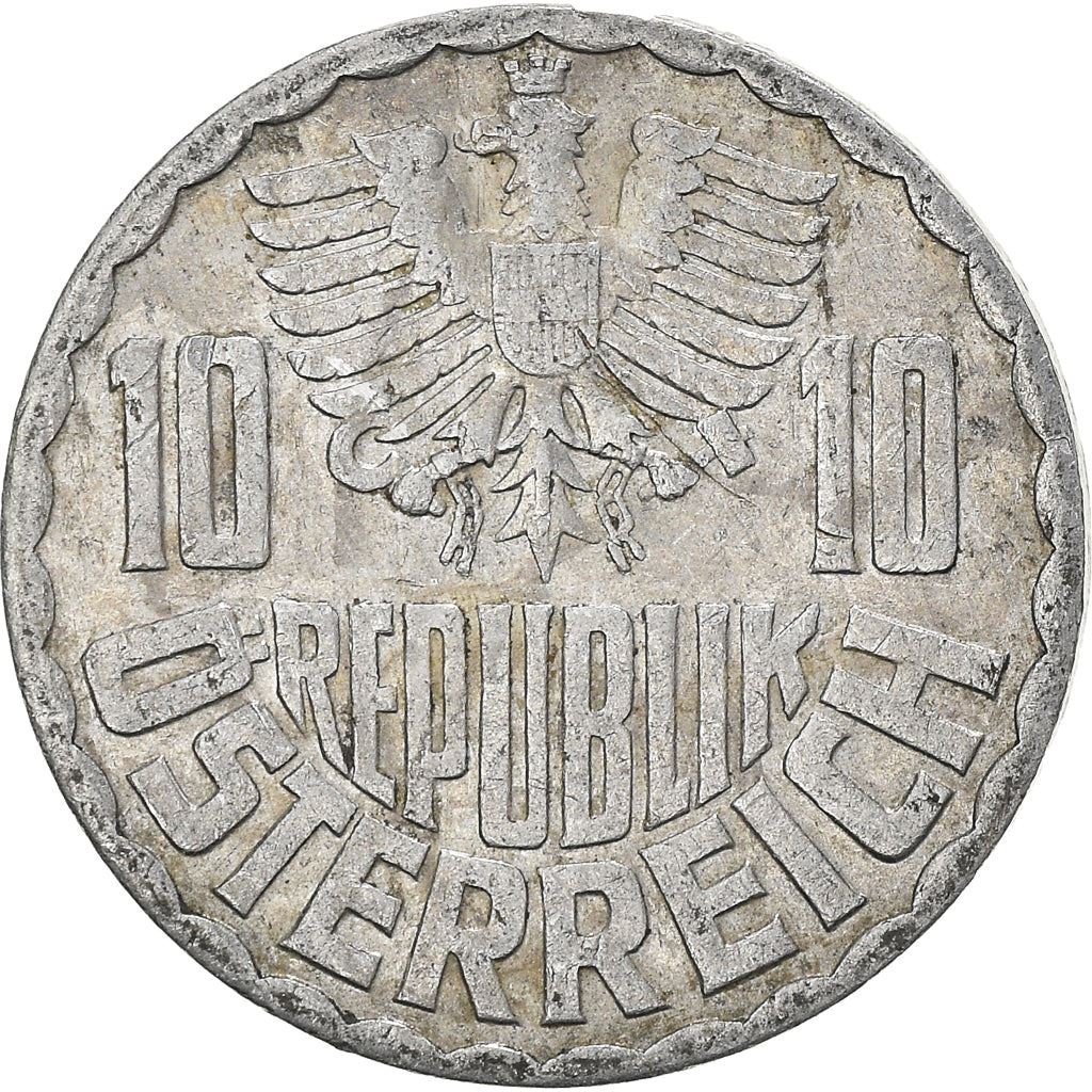 Austria 10 Groschen Coin | KM2878 | 1951 - 2001