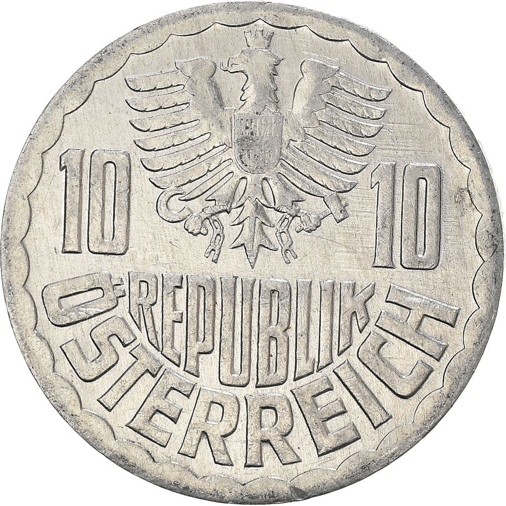 Austria 10 Groschen Coin | KM2878 | 1951 - 2001