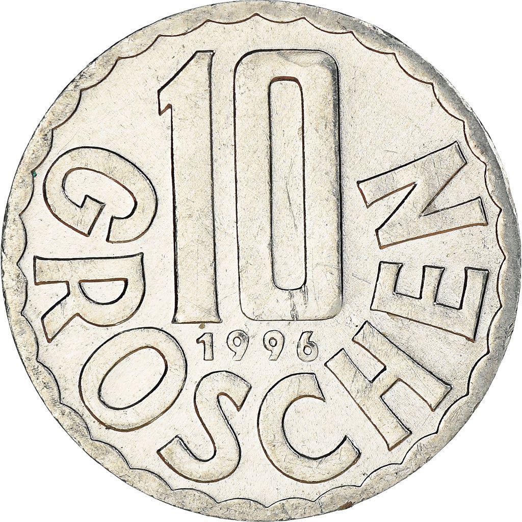 Austria 10 Groschen Coin | KM2878 | 1951 - 2001