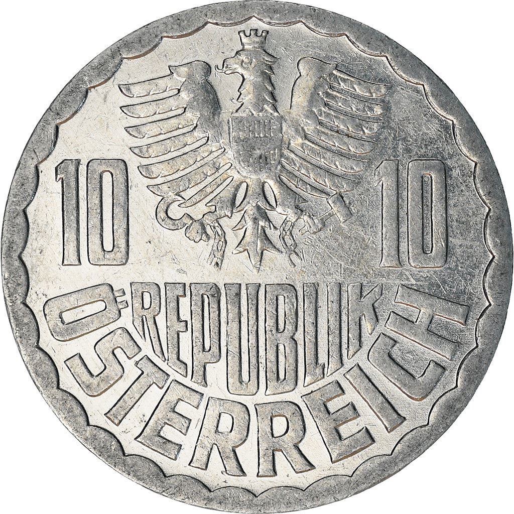 Austria 10 Groschen Coin | KM2878 | 1951 - 2001