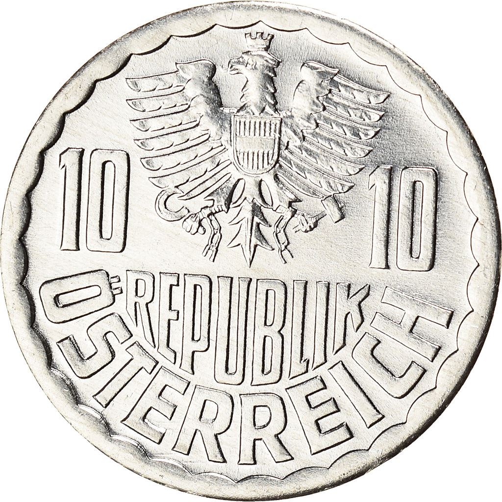 Austria 10 Groschen Coin | KM2878 | 1951 - 2001