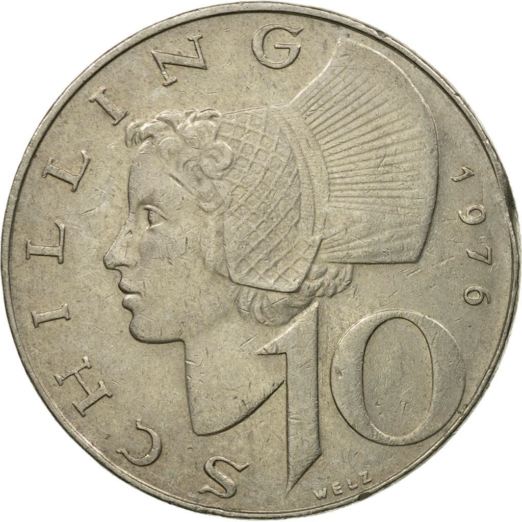 Austria 10 Schilling Coin | KM2918 | 1974 - 2001