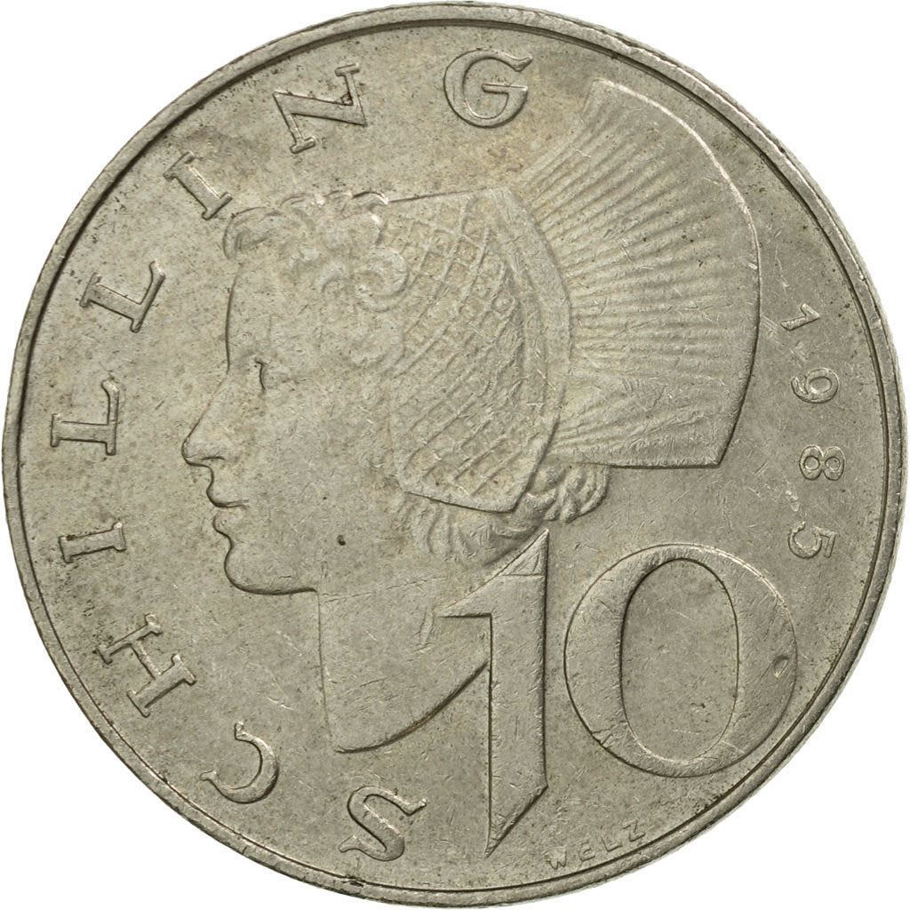 Austria 10 Schilling Coin | KM2918 | 1974 - 2001