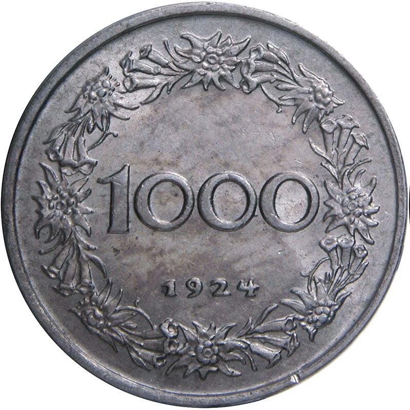 Austria 1000 Kronen | KM2834 | 1924