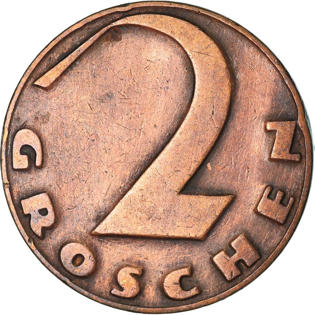 Austria 2 Groschen Coin | Cross Potent | KM2837 | 1925 - 1938