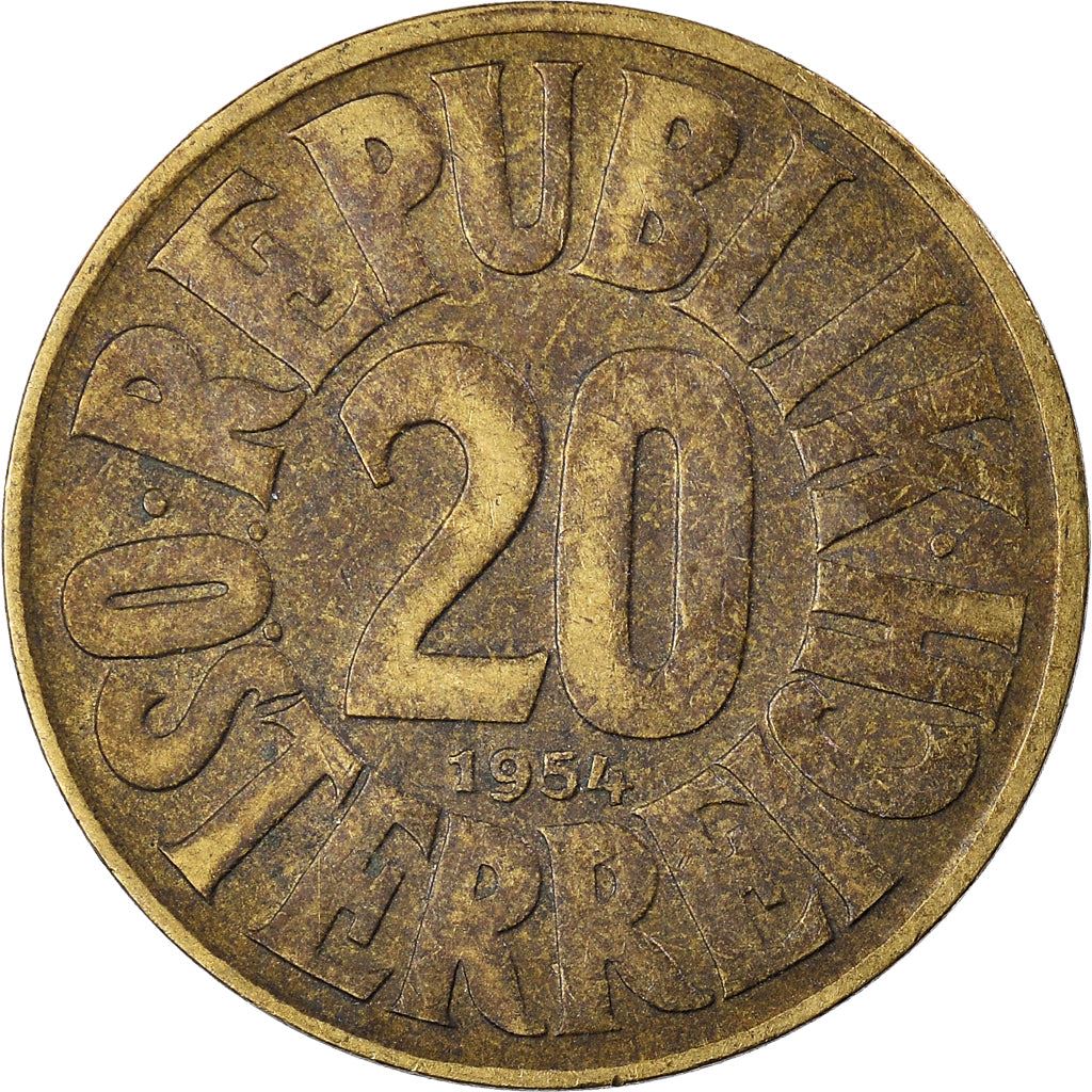 Austria | 20 Groschen Coin | KM2877 | 1950 - 1954