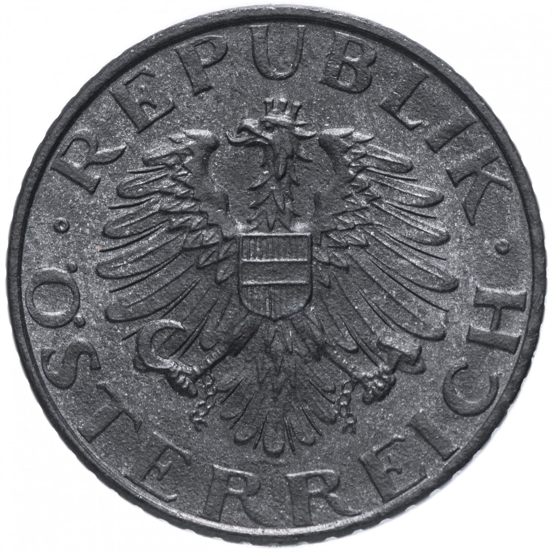 Austria 5 Groschen Coin | KM2875 | 1948 - 1994