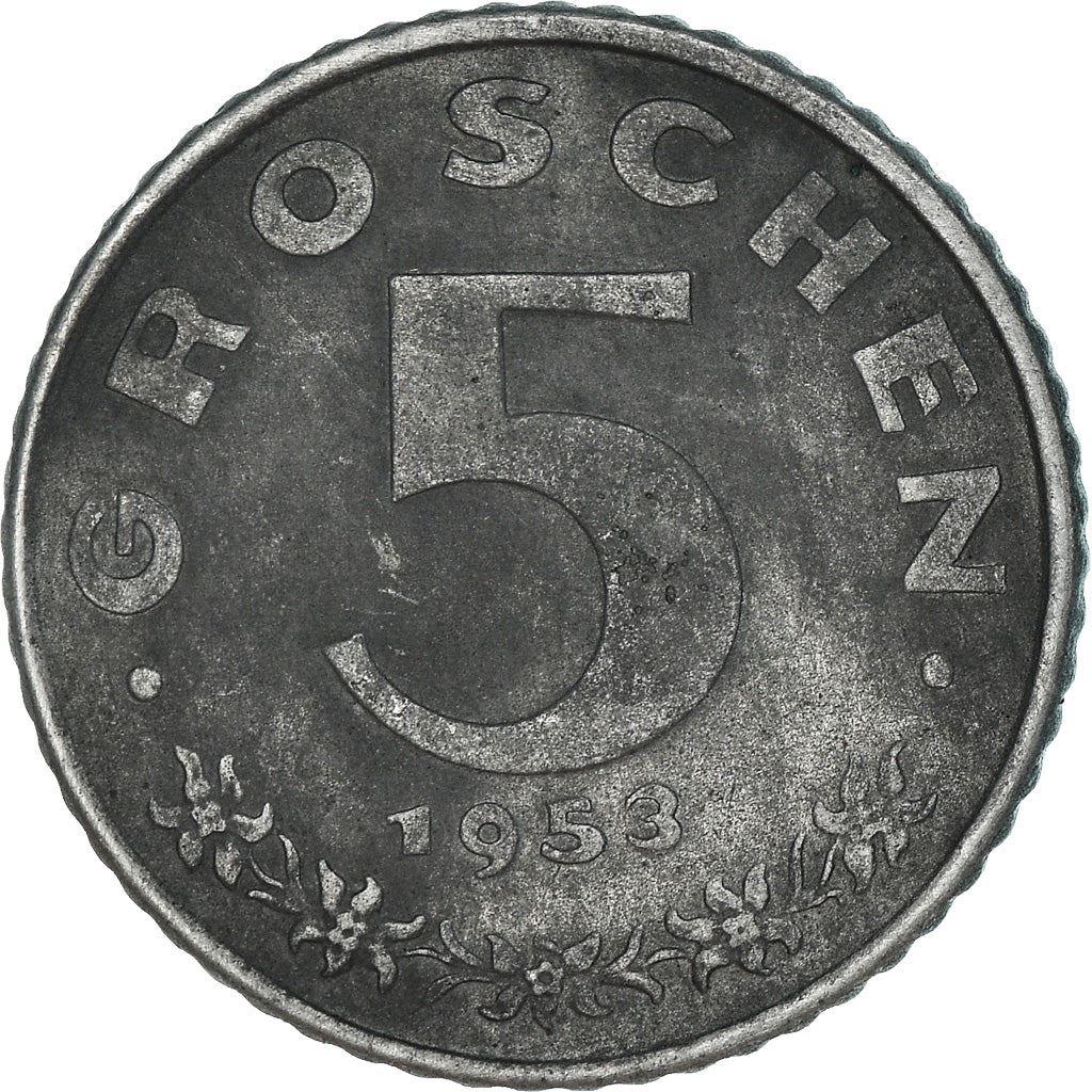 Austria 5 Groschen Coin | KM2875 | 1948 - 1994