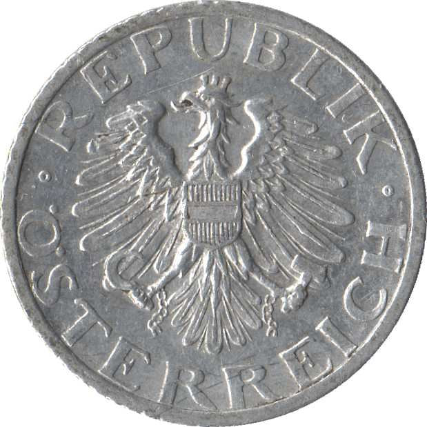 Austria 50 Groschen Coin | Escutcheon | KM2870 | 1946 - 1955