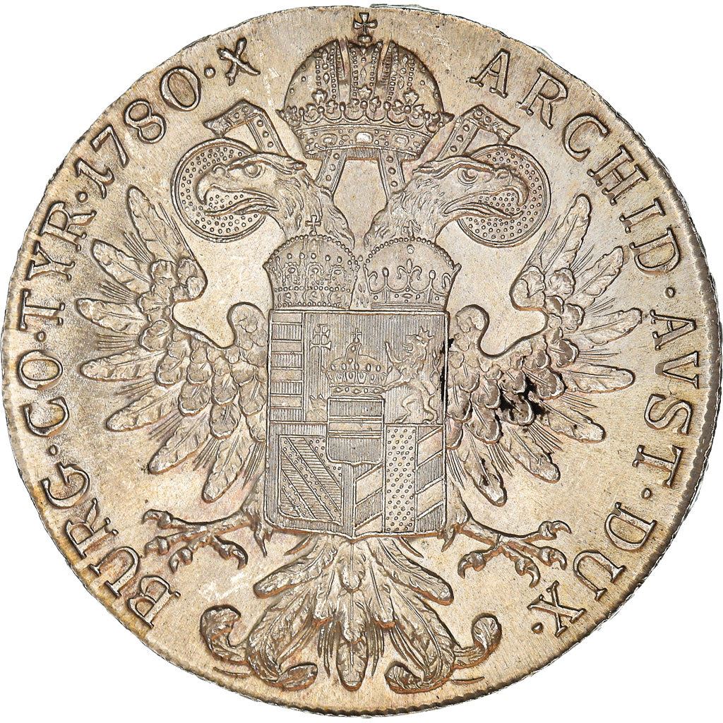 Austria Habsburg | 1 Thaler Coin | Maria Theresia | KM:T1 | 1780