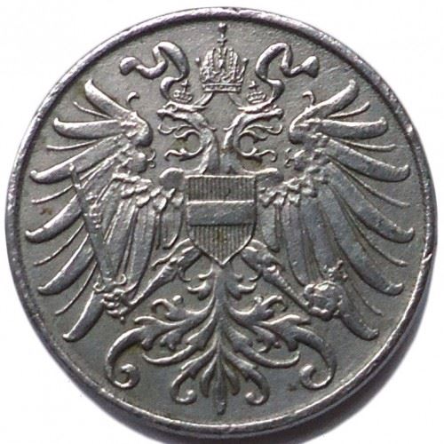 Austrian Empire | 2 Hellers Coin | Austrian Escutcheon | Km:2824 | 1916 - 1918