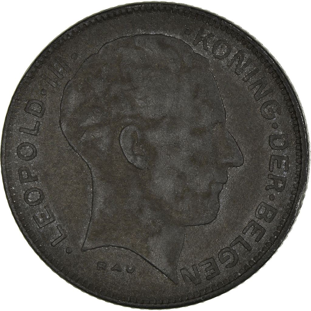 Belgian 5 Francs Coin | Leopold III Belgie | KM130 | 1941 - 1947