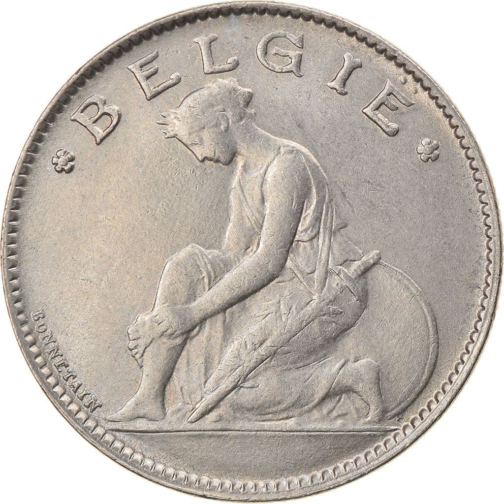 Belgian Coin 1 Franc - Albert I België | Libertine | Sword | KM90 | 1922 - 1935