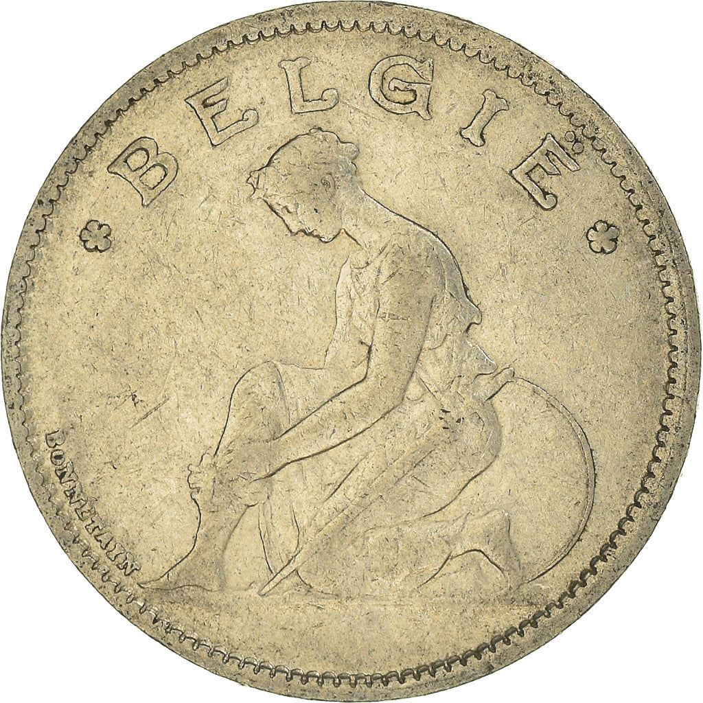 Belgian Coin 1 Franc - Albert I België | Libertine | Sword | KM90 | 1922 - 1935