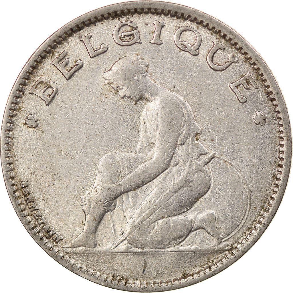 Belgian Coin 1 Franc - Albert I Belgique | Libertine | Sword | KM89 | 1922 - 1934