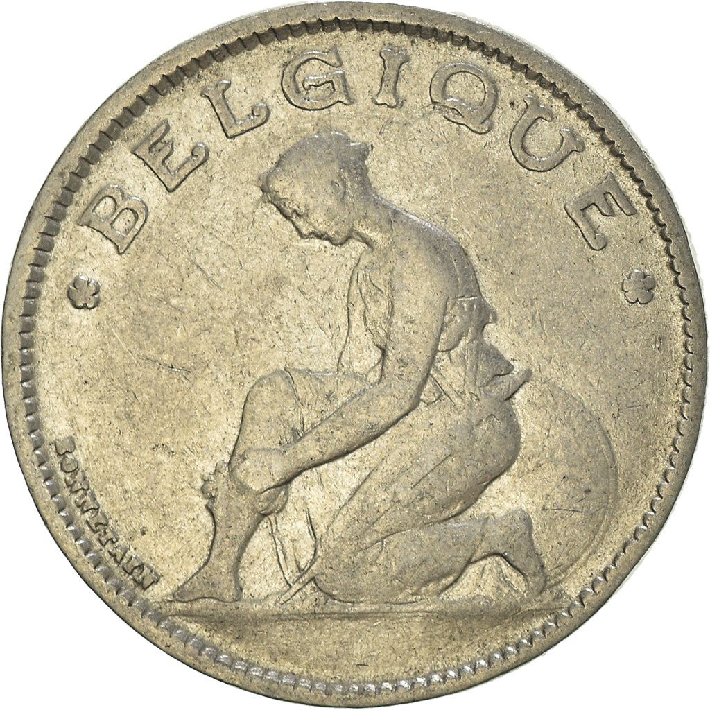 Belgian Coin 1 Franc - Albert I Belgique | Libertine | Sword | KM89 | 1922 - 1934