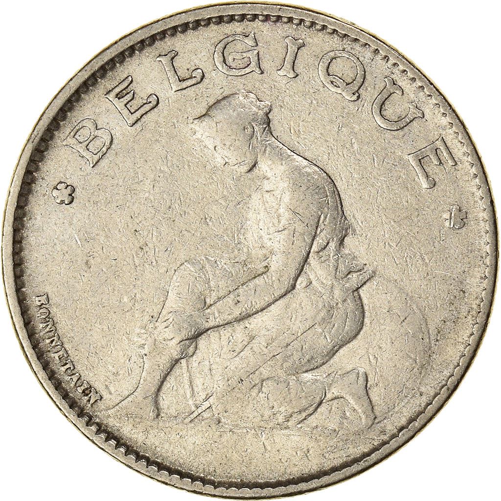 Belgian Coin 1 Franc - Albert I Belgique | Libertine | Sword | KM89 | 1922 - 1934