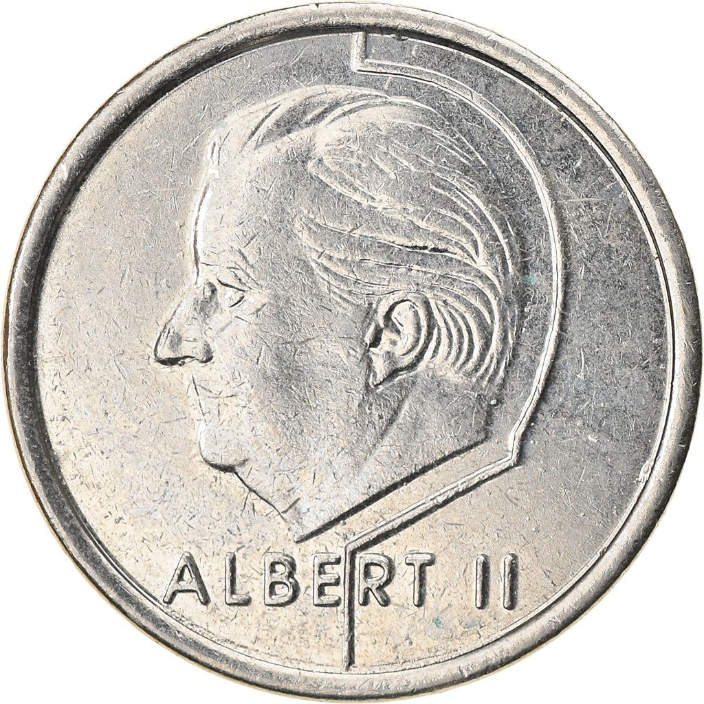 Belgian Coin 1 Franc - Albert II België | Angel | Privy | Scales | KM188 | 1994 - 2001