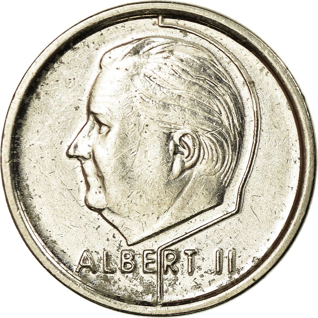 Belgian Coin 1 Franc - Albert II Belgique | Angel | Privy | Scales | KM187 | 1994 - 2001