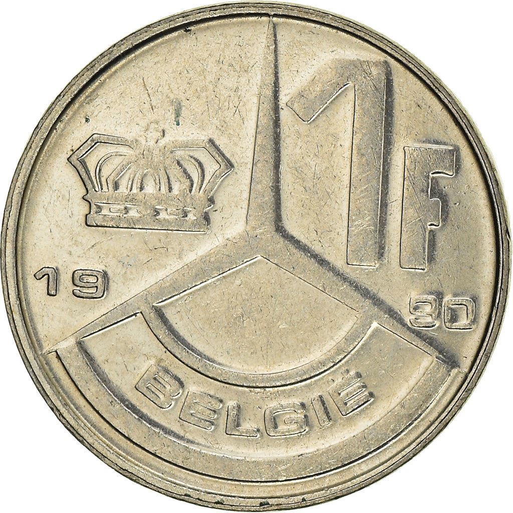 Belgian Coin 1 Franc - Baudouin I België | Star | KM171 | 1989 - 1993