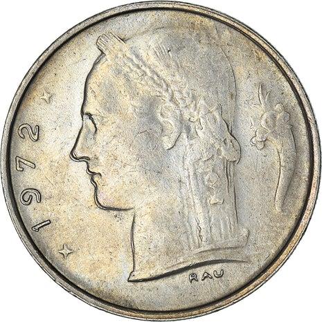 Belgian Coin 1 Franc - Baudouin I Belgique | Cornucopia | Oak | KM142 | 1950 - 1988