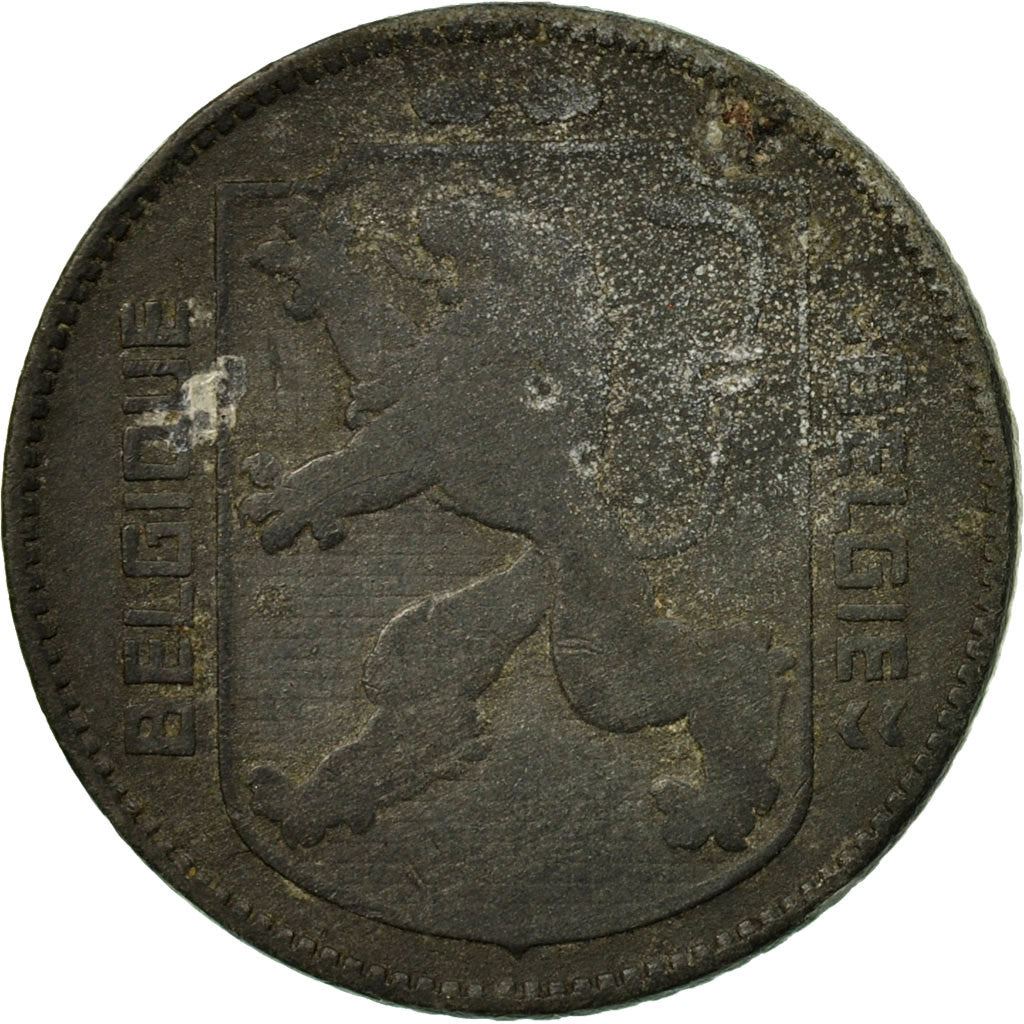 Belgian Coin 1 Franc - Léopold III BELGIQUE | Escutcheon | Lion | KM127 | 1941 - 1947