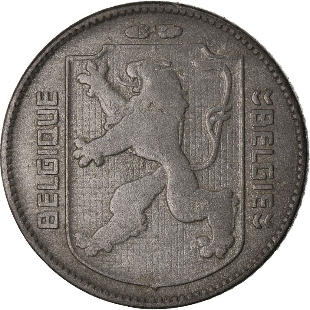 Belgian Coin 1 Franc - Léopold III BELGIQUE | Escutcheon | Lion | KM127 | 1941 - 1947