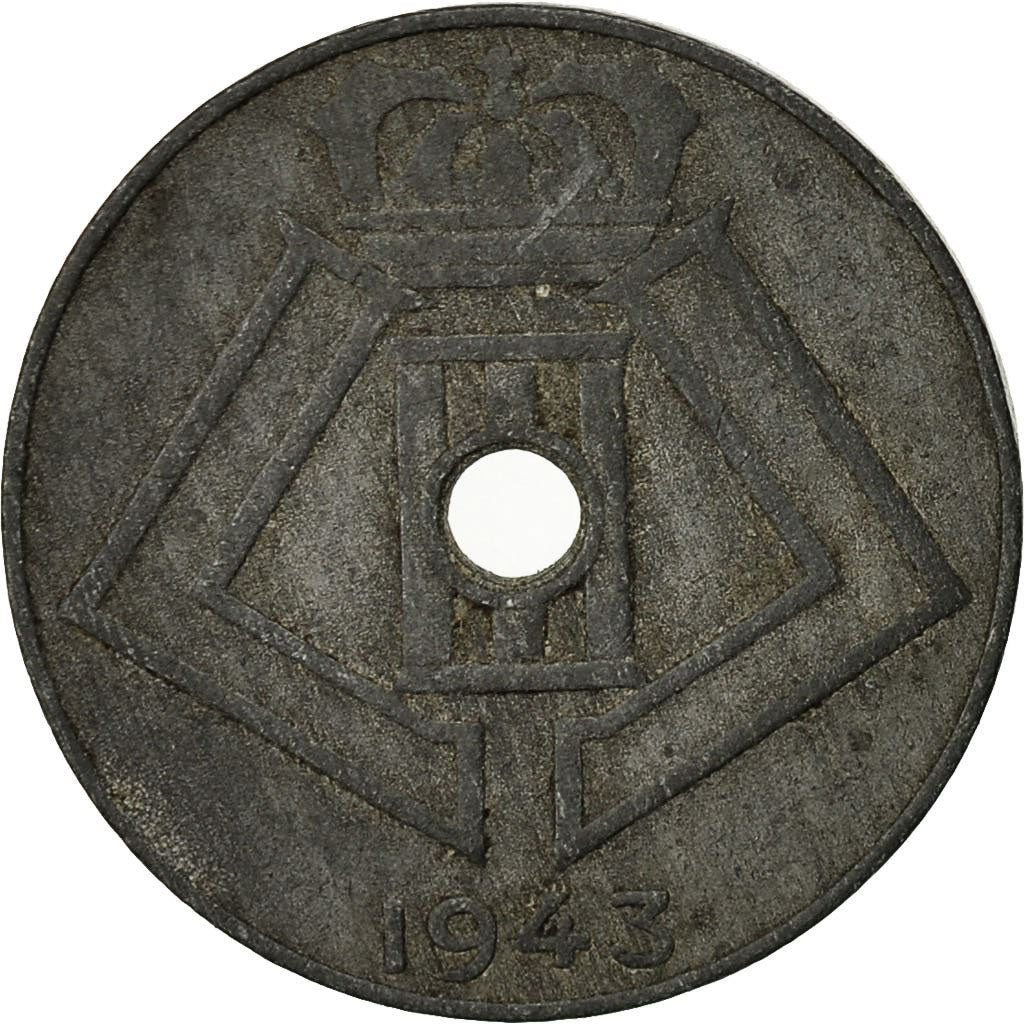 Belgian Coin 10 Centimes - Léopold III BELGIQUE | Liège | Arlon | KM125 | 1941 - 1946