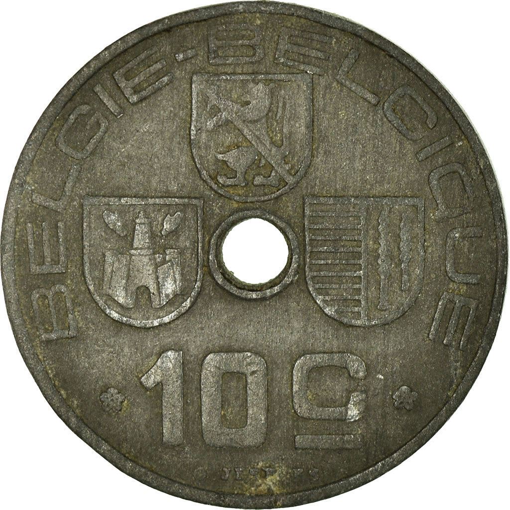 Belgian Coin 10 Centimes - Léopold III BELGIQUE | Liège | Arlon | KM126 | 1941 - 1946