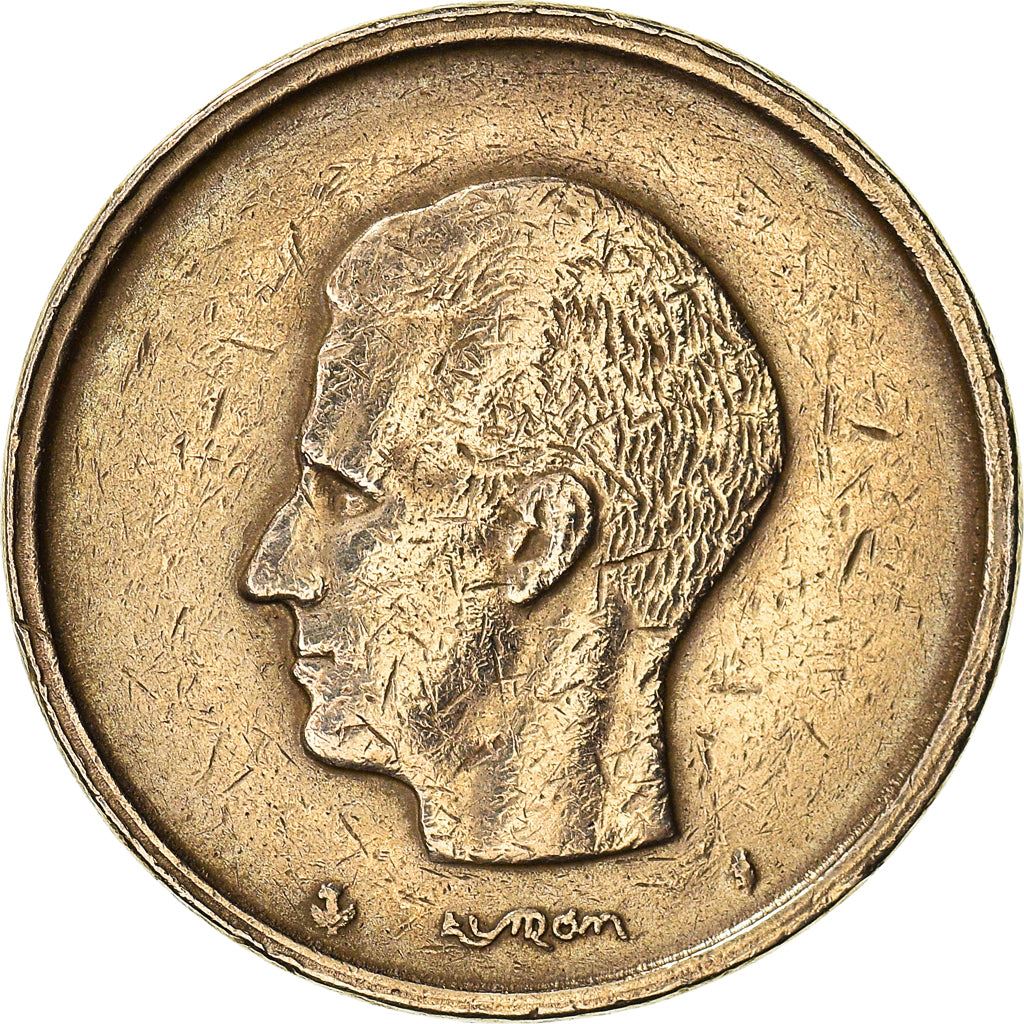 Belgian Coin 20 Francs - Baudouin I België | Scales | Angel | KM160 | 1980 - 1993