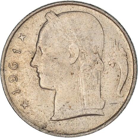 Belgian Coin 5 Francs - Baudouin België | Cornucopia | Oak | Star | KM135 | 1948 - 1981