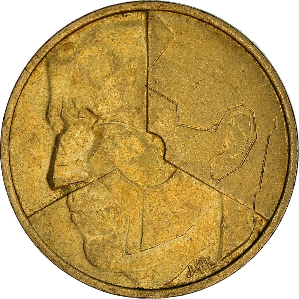 Belgian Coin 5 Francs - Baudouin I Belgique | Angel | Scales | KM163 | 1986 - 1993