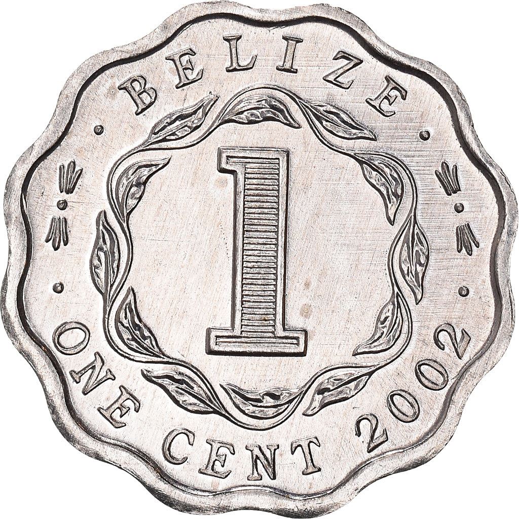 Belizean 1 Cent Coin | Queen Elizabeth II | KM33a | Belize | 1976 - 2018