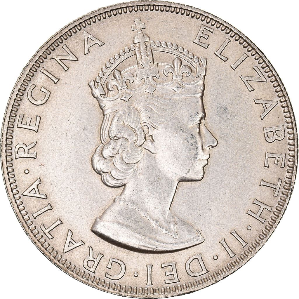 Bermuda | 1 Crown Coin | Queen Elizabeth II | Lion | KM14 | 1964