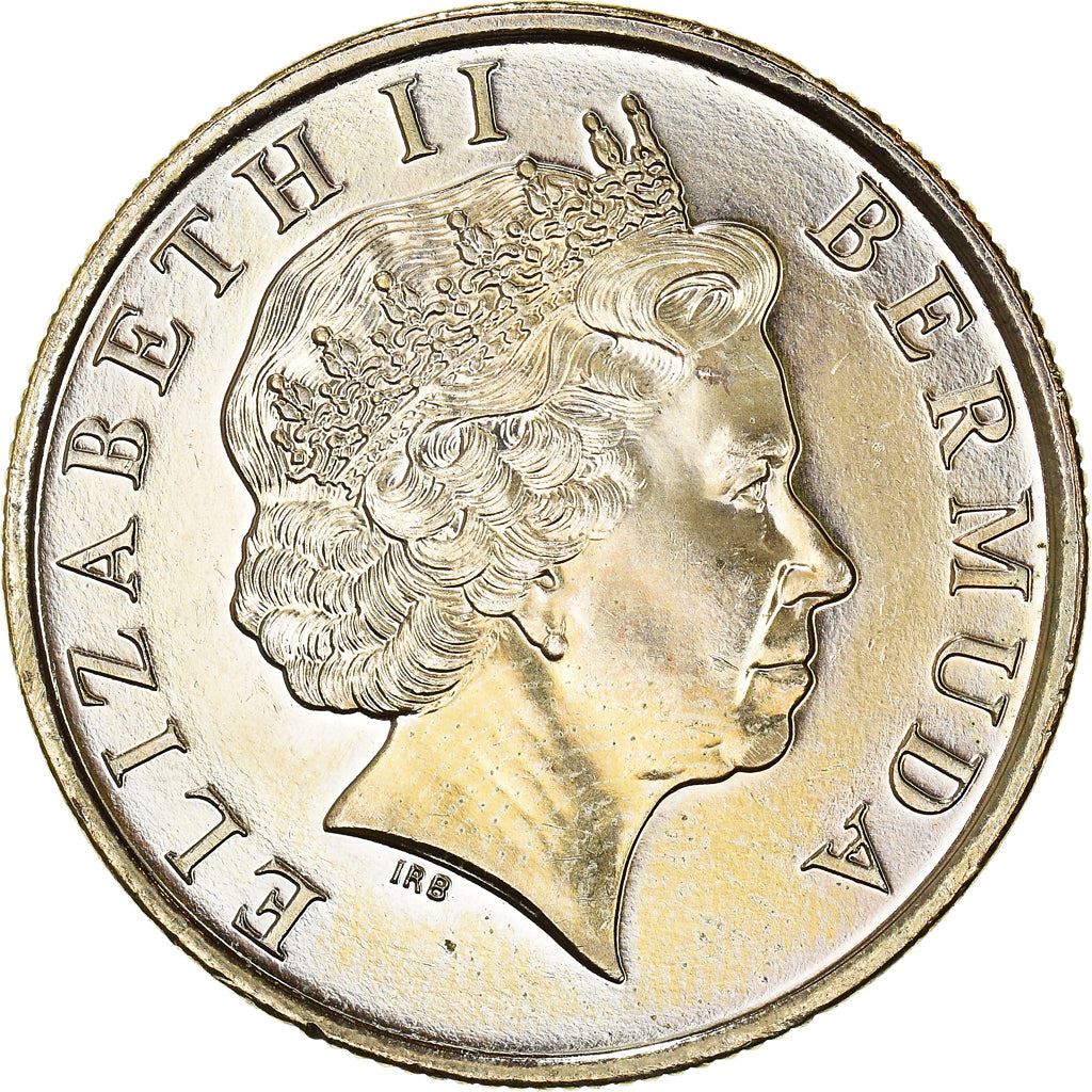 Bermuda | 1 Dollar Coin | Queen Elizabeth II | Boat | KM111 | 1999 - 2019