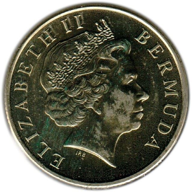 Bermuda | 1 Dollar Coin | Queen Elizabeth II | Boat | KM111 | 1999 - 2019