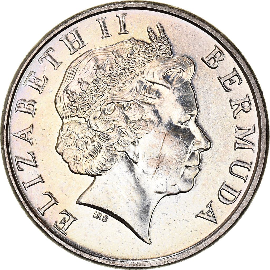 Bermuda | 5 Cents Coin | Queen Elizabeth II | Angelfish | KM108 | 1999 - 2019