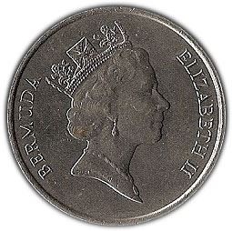 Bermuda | 50 Cents Coin | Queen Elizabeth II | KM48 | 1986 - 1988