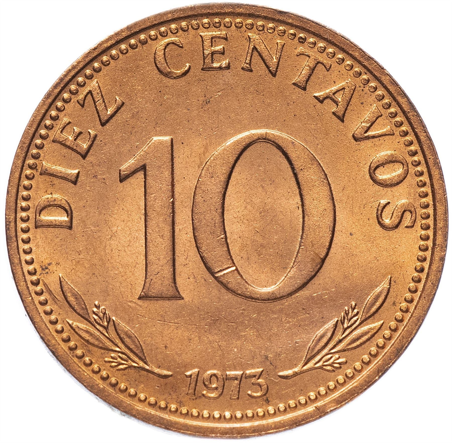 Bolivia | 10 Centavos Coin | KM188 | 1965 - 1973