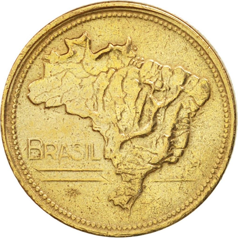 Brazil 1 Cruzeiro Coin | KM558 | 1942 - 1956