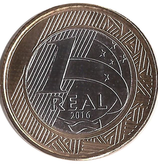 Brazil 1 Real Coin | Olympic Games Rio | 2016 - Paralympic Swimming | KM725 | 2016