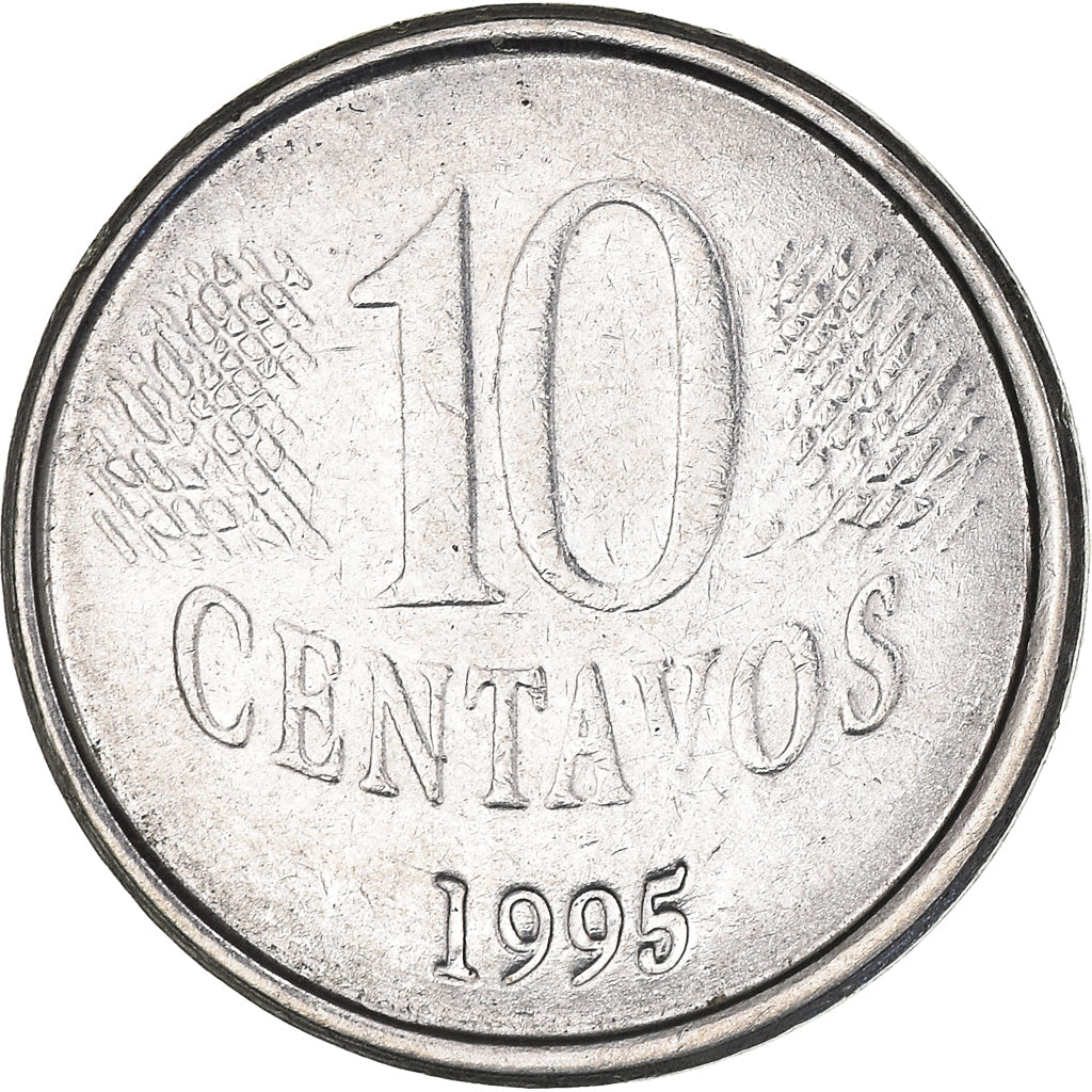 Brazil 10 Centavos Coin KM633 1994 - 1997